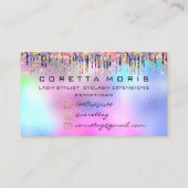 Carte De Visite Rendez-vous de rappel holographique (Dos)