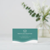 Carte De Visite Rendez-vous dentaire professionnel moderne (Debout devant)