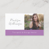 Carte De Visite Rendez-vous photo Esoteric Holistic Modern Moon (Devant)