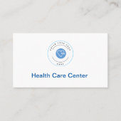 Carte De Visite Rendez-vous professionnel blanc et bleu Médicale (Devant)