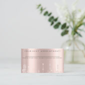 Carte De Visite Rendez-vous professionnel Rappel Beauté Coiffure S (Debout devant)