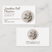 Carte De Visite Rendez-vous sur le mur de sèche-linge en plastique (Devant / Derrière)