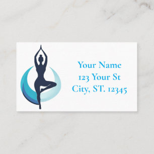 Carte De Visite Rendre le yoga super Thunder_Cove