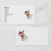 Carte De Visite Renne de Rudy vilain ou NIC (Devant / Derrière)