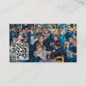 Carte De Visite Renoir - Danse à Moulin de la Galette - Code QR (Devant)