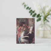 Carte De Visite Renoir : Filles au piano (Debout devant)