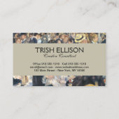 Carte De Visite Renoir Moulin Danse Galette Party (Dos)