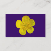 Carte De Visite Renoncule - violette foncée (Dos)