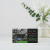 Carte De Visite Rénovation Construction Aménagement de la pelouse (Debout devant)