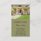 Carte De Visite Rénovation Construction Maison Retrait Réaltor (Devant)