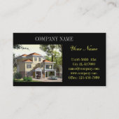 Carte De Visite Rénovation Construction Maison Retrait Réaltor (Devant)