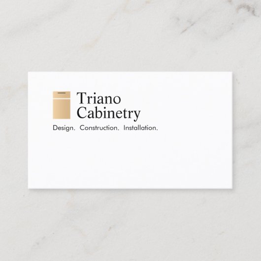 Carte De Visite Rénovation de la cuisine et de la menuiserie (Devant)