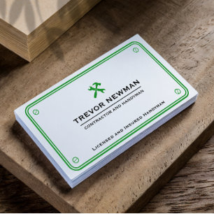 Carte De Visite Rénovation de la plomberie Handyman