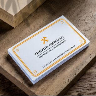 Carte De Visite Rénovation de la plomberie Handyman