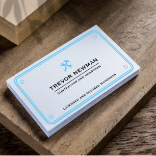 Carte De Visite Rénovation de la plomberie Handyman