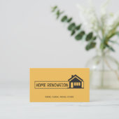 Carte De Visite Rénovation de maison Construction (Debout devant)