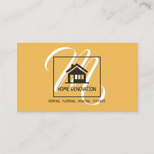 Carte De Visite Rénovation de maison Construction (Devant)