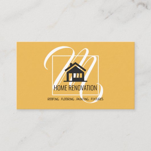 Carte De Visite Rénovation de maison Construction (Devant)