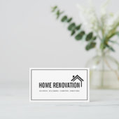 Carte De Visite Rénovation de maison Construction Rénovation (Debout devant)