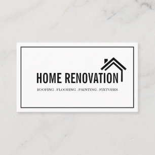 Carte De Visite Rénovation de maison Construction Rénovation
