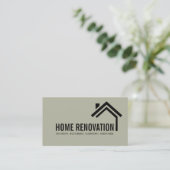 Carte De Visite Rénovation de maison Construction Rénovation de ma (Debout devant)