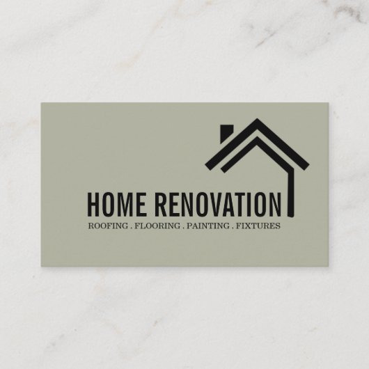 Carte De Visite Rénovation de maison Construction Rénovation de ma (Devant)