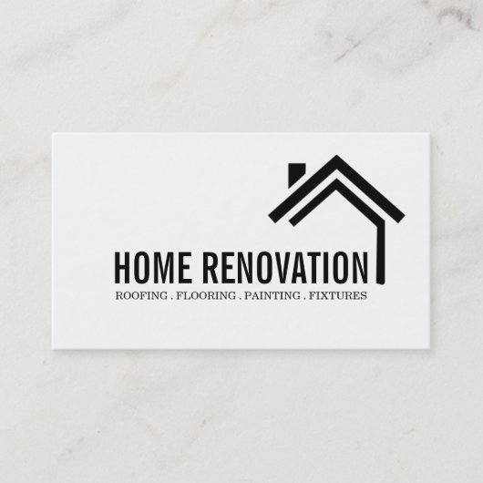 Carte De Visite Rénovation de maison Construction Rénovation de ma (Devant)