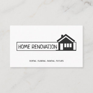 Carte De Visite Rénovation de maison Rénovation Construction