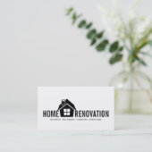Carte De Visite Rénovation de maison Rénovation Construction (Debout devant)