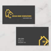 Carte De Visite Rénovation de maison rénovation construction (Devant / Derrière)
