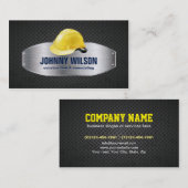 Carte De Visite Rénovation de plaque métallique de construction de (Devant / Derrière)