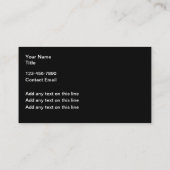 Carte De Visite Rénovation de voiture classique Retro Détail (Dos)