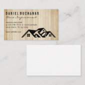 Carte De Visite Rénovation | Entrepreneur général (Devant / Derrière)