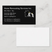 Carte De Visite Rénovation et suppression de la maison (Devant / Derrière)