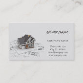 Carte De Visite Rénovation Handyman Architecte de construction (Devant)