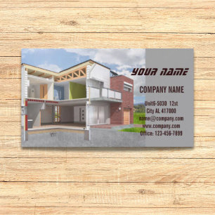 Carte De Visite Rénovation Handyman Architecte de construction