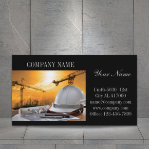 Carte De Visite Rénovation Handyman Entrepreneur Construction