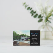 Carte De Visite Rénovation Menuiserie Construction aménagement pay (Debout devant)