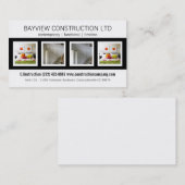 Carte De Visite Rénovations de adjudication de bâtiment de (Devant / Derrière)