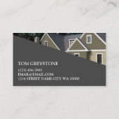 Carte De Visite Rénovations de maisons de construction moderne (Dos)