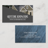 Carte De Visite Rénovations de maisons modernes (Devant / Derrière)