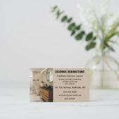 Carte De Visite Rénovations de salle de bain modifiables (Debout devant)