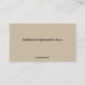 Carte De Visite Rénovations de salle de bain modifiables (Dos)