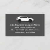 Carte De Visite Rep d'assurance automobile moderne (Devant)