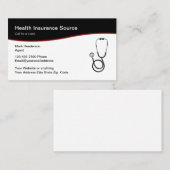 Carte De Visite Rep d'assurance-maladie moderne (Devant / Derrière)