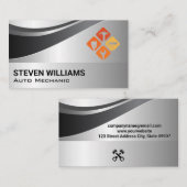 Carte De Visite Repair Tools | Mechanic | Metallic (Devant / Derrière)