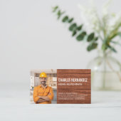 Carte De Visite Réparateur de construction Travailler sur cuisine (Debout devant)