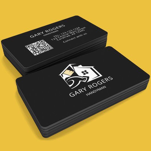 Carte De Visite Réparateur de maison Code QR