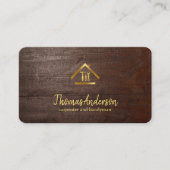 Carte De Visite Réparateur de Maison Moderne Professionnel (Devant)