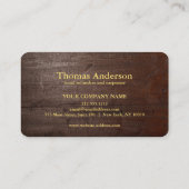 Carte De Visite Réparateur de Maison Moderne Professionnel (Dos)